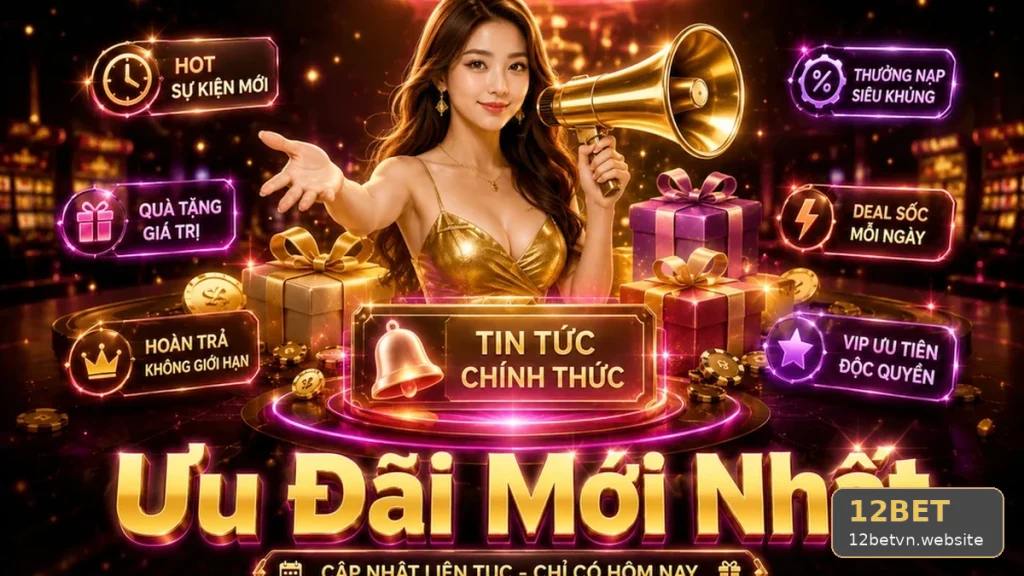 12BET Khuyến Mãi: Đọc Chi Tiết Giao Diện Tin Mới, Ưu Đãi Và Điều Kiện Nhận Thưởng – Hồ Sơ Tình Huống Xác Minh Tài Khoản Qua Góc Kiểm Chứng Theo Tên Miền 12betvn.website